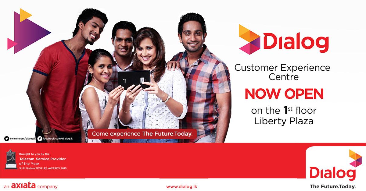 dialoglk's tweet photo. Dialog welcomes you to our newest Customer Experience Centre at the Liberty Plaza. Come experience #TheFutureToday http://t.co/1fm9QOezRP