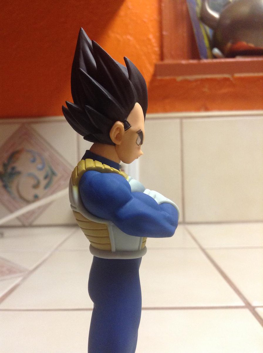 BrandiMorrow44's tweet image. Also added this beauty to my Vegetable collection. Photos really don’t do him justice. #vegeta #grumpymonkey