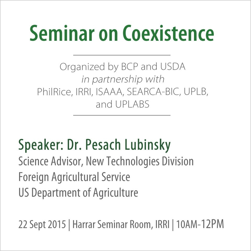 Happening today! Use #AgriCoexistence to join the conversation!