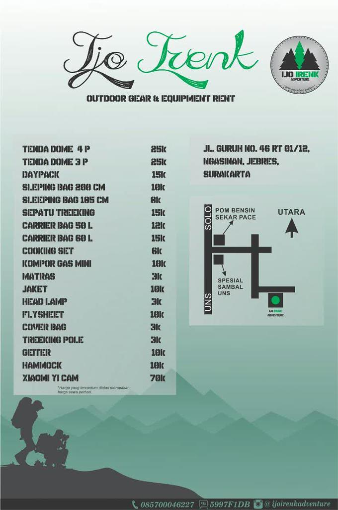 Monggo .. Sewa peralatan sapala ...
Kualitas terbaik harga bersaing... :D