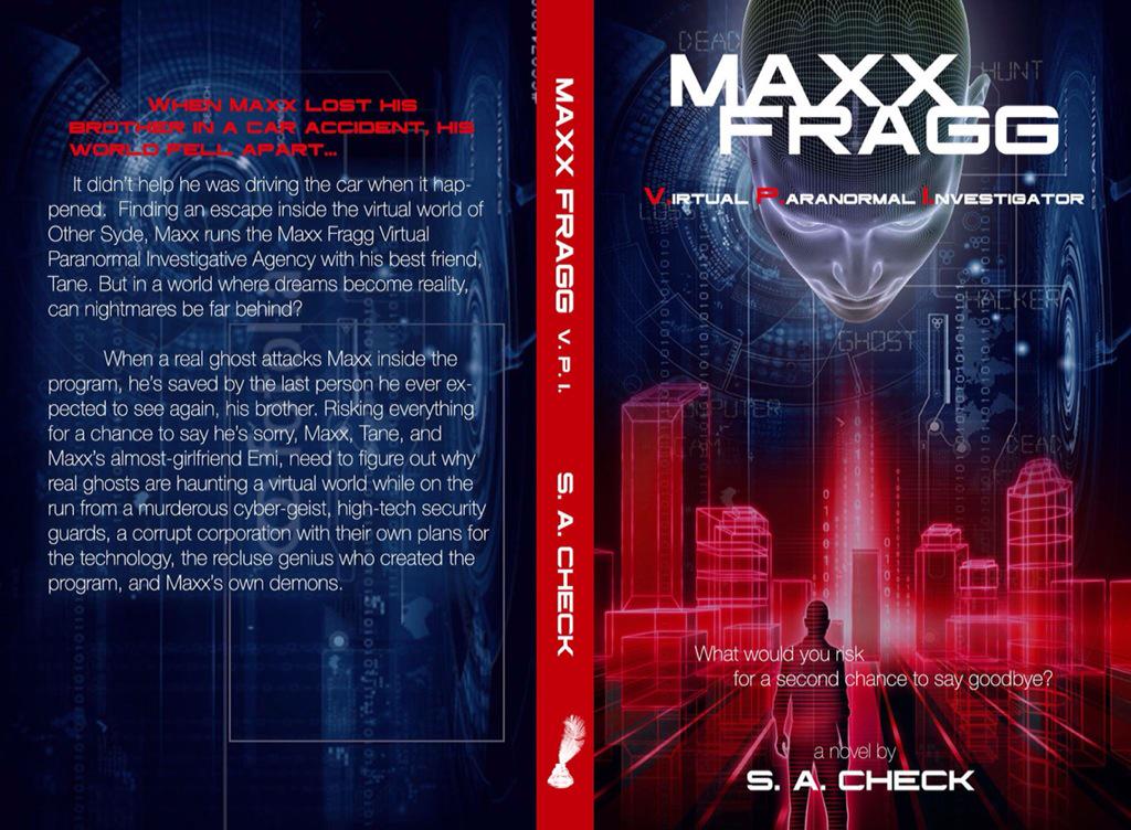 s_a_check's tweet photo. What happens when you cross #scifi #horror and #virtualreality? One nasty #cybergeist looking to ruin your day #novel http://t.co/hTh8i6Vxab