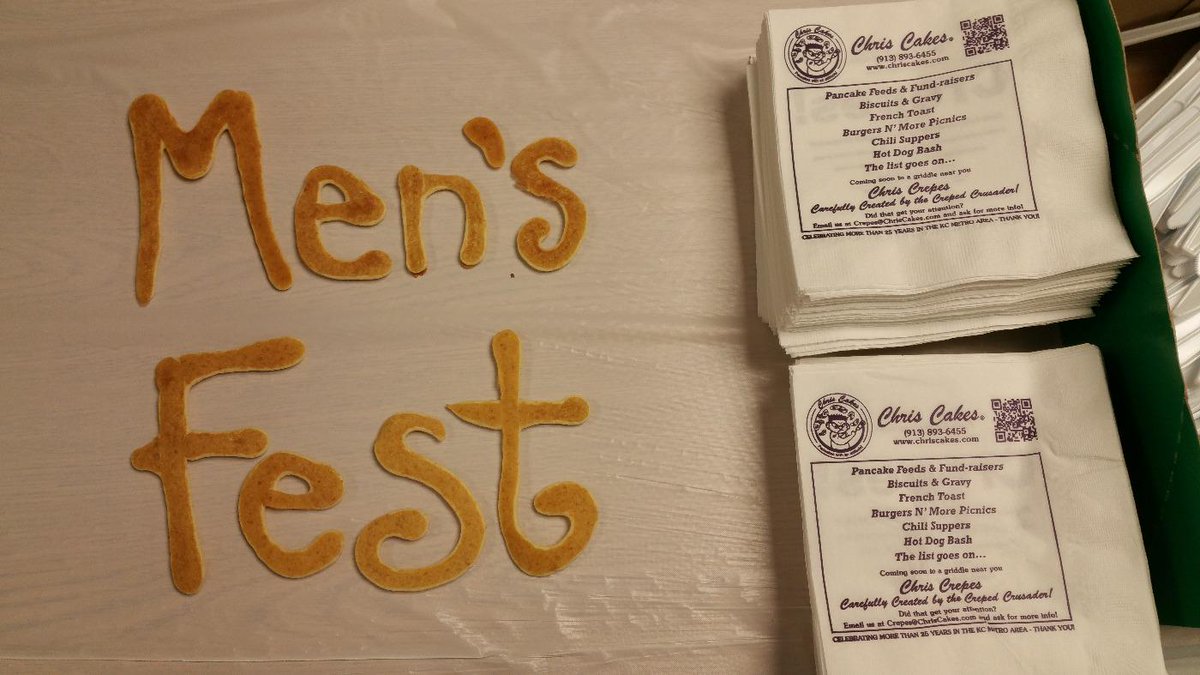 VERY successful first time pancake fundraiser at the Men's Fest Choir Night! @BVNW <a href="/bvschools/">Blue Valley Schools</a>