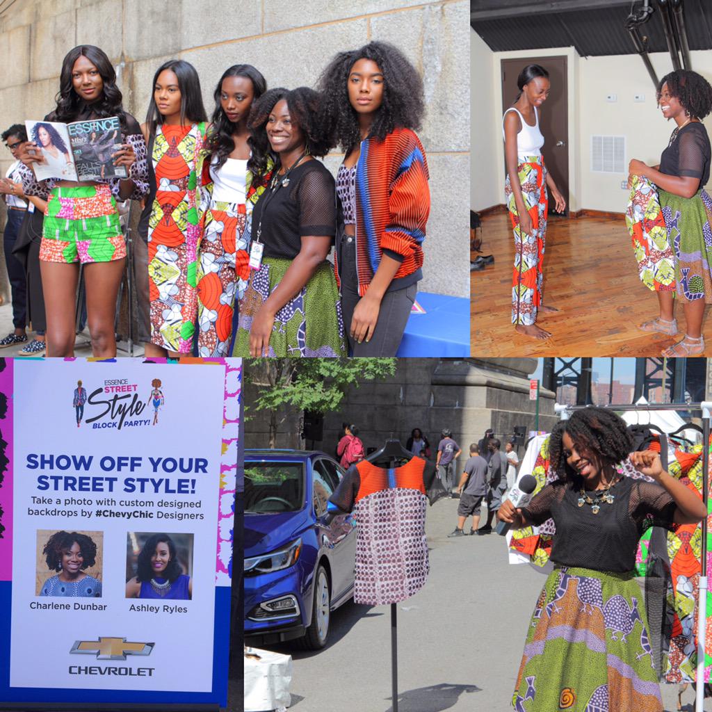 charlenebendu's tweet photo. Still a-glow from showing my Chevy capsule collection!! Thank you ESSENCE and Chevy! #chevychic http://t.co/0RZNoYOWSq