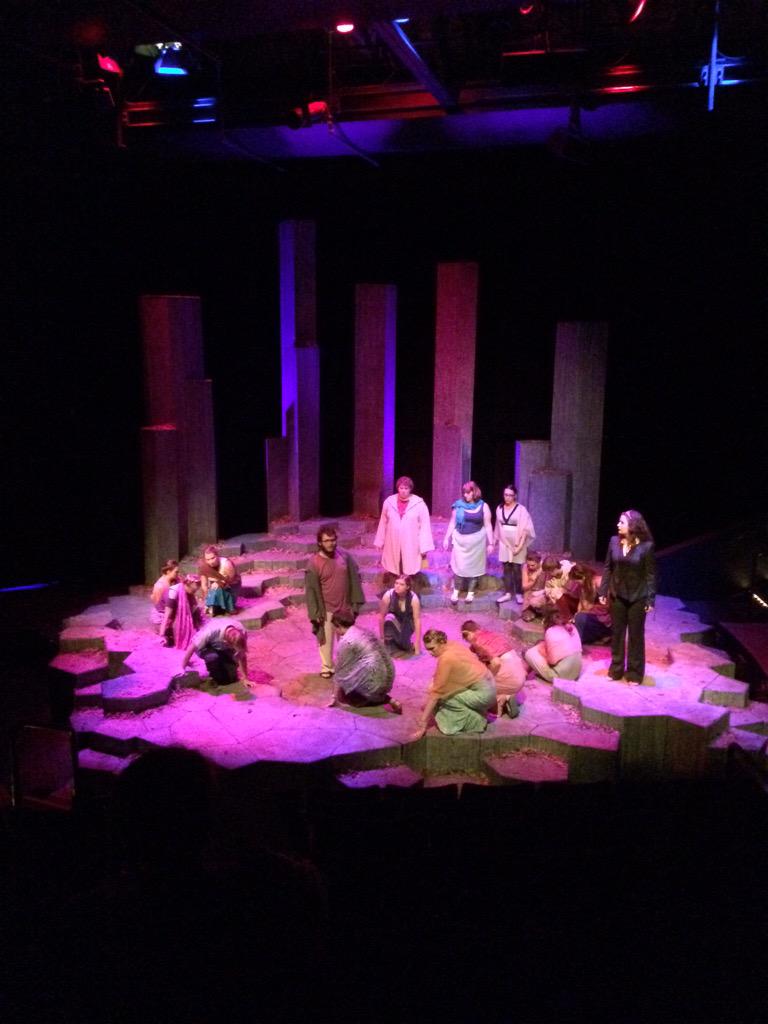 AugieTheatre's tweet photo. Here's a little preview of Antigone--we open Wednesday! http://t.co/MeZRe9a8Du