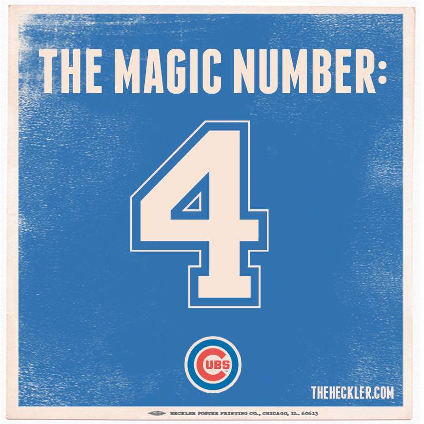 Gu3ro15's tweet image. #MagicNumber4 #CubbieNation #NorthSide #WeAreGood