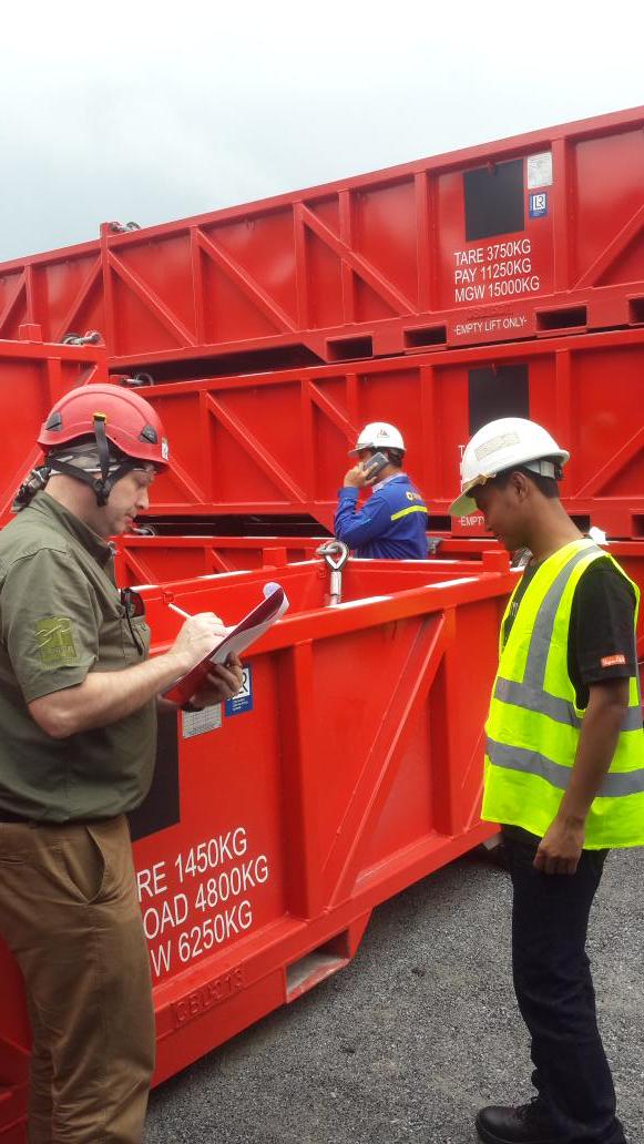sure_ndt's tweet image. Candidates are put through their paces with a practical assessment. #IAmAPI #offshorecontainers
