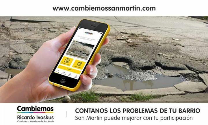 messirve's tweet photo. Contanos q pasa en tu barrio! Ayúdanos a cambiar San Martín ! http://t.co/yKvhfOqaVt