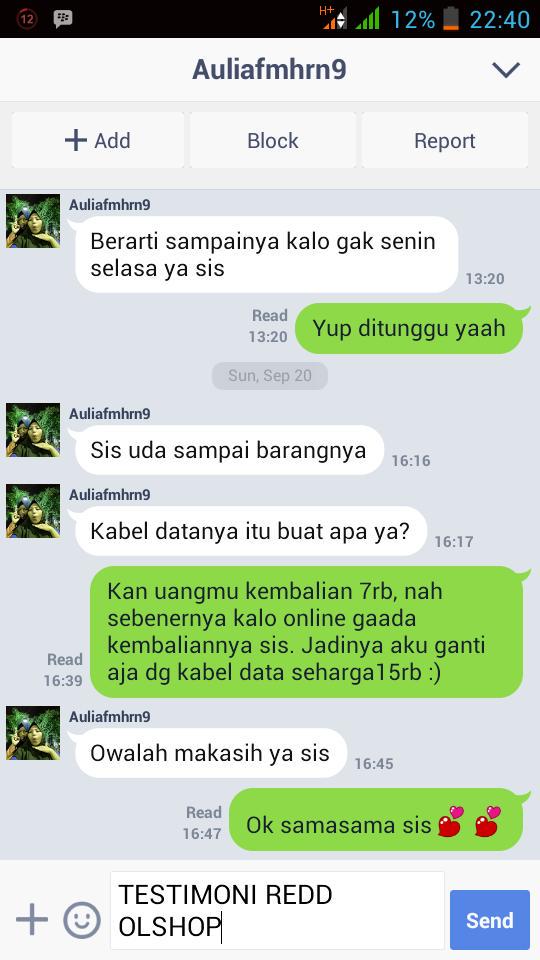 redd_olshop's tweet photo. Testimoni tongsis. Thanks sis Aulia<3 #reddtesti http://t.co/nafVL3R8G4