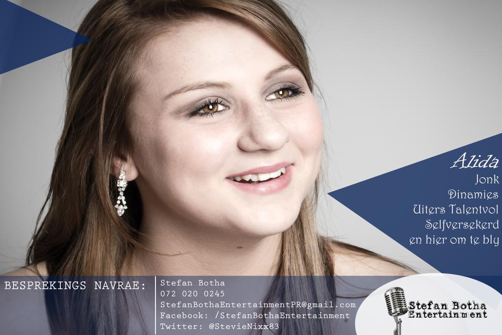 StevieNixx83's tweet photo. @AlidaMusic bespreek Alida vandag vir jou fees, funksie of geleentheid. Besprekings vir 2016 nou oop!! http://t.co/2ES5eNQBIL