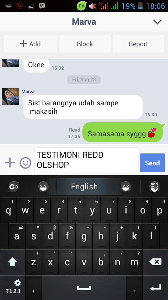 redd_olshop's tweet photo. Testimoni jansport. Thanks sis Marva<3 #reddtesti http://t.co/ATDOnsmSDG