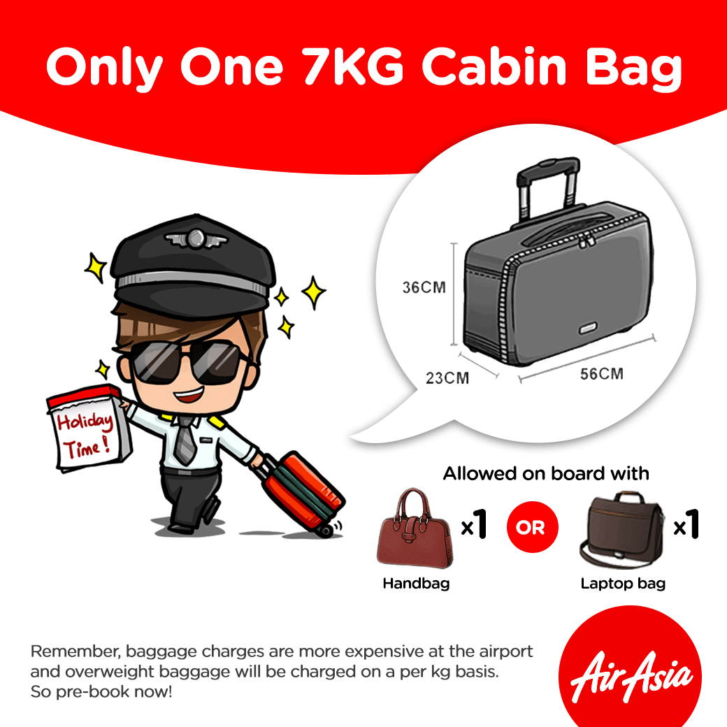 AirAsia on Twitter: &quot;Calling all travelers! Pre-book yr baggage for yr next trip!Take note that ...