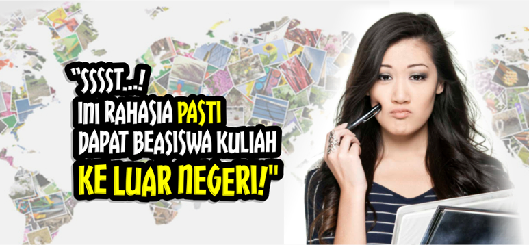 TRIK Beasiswa ke Luar Negri dengan nilai TOEFL PAS2an!! infonya klik : dld.bz/dDQYz