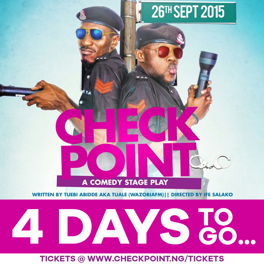 theCheckPointNG's tweet photo. LIVE Drama, Comedy & Music! All roads leads to MUSON Centre. Get tix here > http://t.co/Vp1pFpJGot #CheckPointSept26 http://t.co/SZsu8qoxks