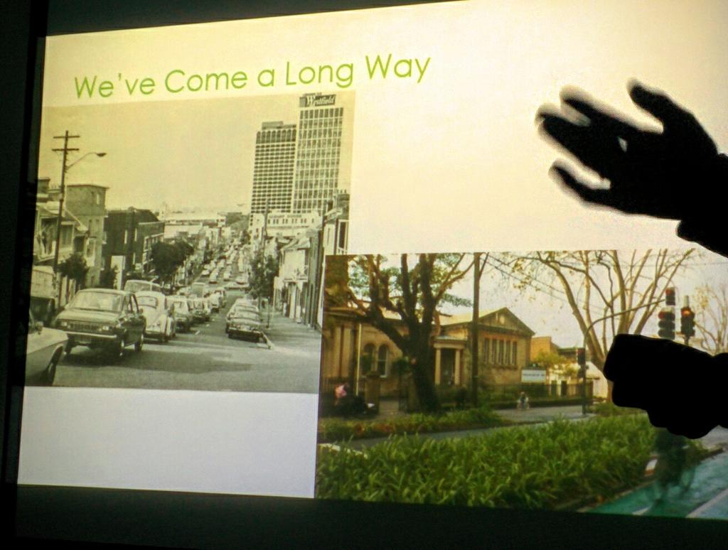 BIKESydney's tweet photo. Bourke St, #sydney. Now and then. @SydneyCycleway #dutchlink #liveability #safety #productivity http://t.co/RXoCEQvGLt
