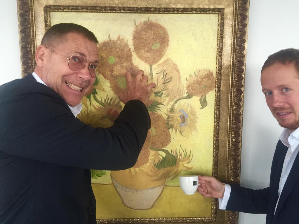 Opening Van Gogh &amp; Munch tentoonstelling. Hopelijk is TA verzekerd.