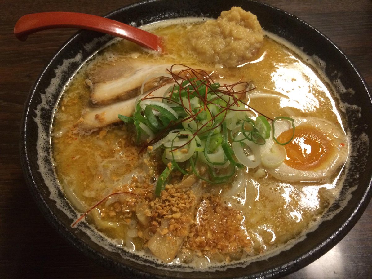 tomojp79's tweet photo. 無性にラーメンを食べたくなったので、���代目いちまるにしょうがの極み味噌ラーメンを食べに来ました。 (@ ���ーめん四代目 いちまる in 札幌市西区, 北海道) https://t.co/3u33Vnutd8 http://t.co/dzY4N4J8wV