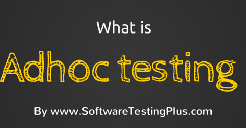 TestingSoftware's tweet image. What is Ad-hoc Testing? softwaretestingplus.com/what-is-ad-hoc…