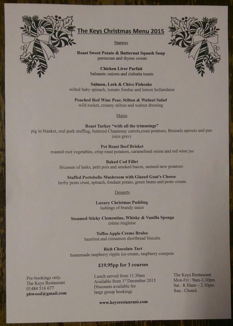 Already got bookings in for Lunches in December! Don't wait till the last minute, book now!! #ChristmasInSeptember