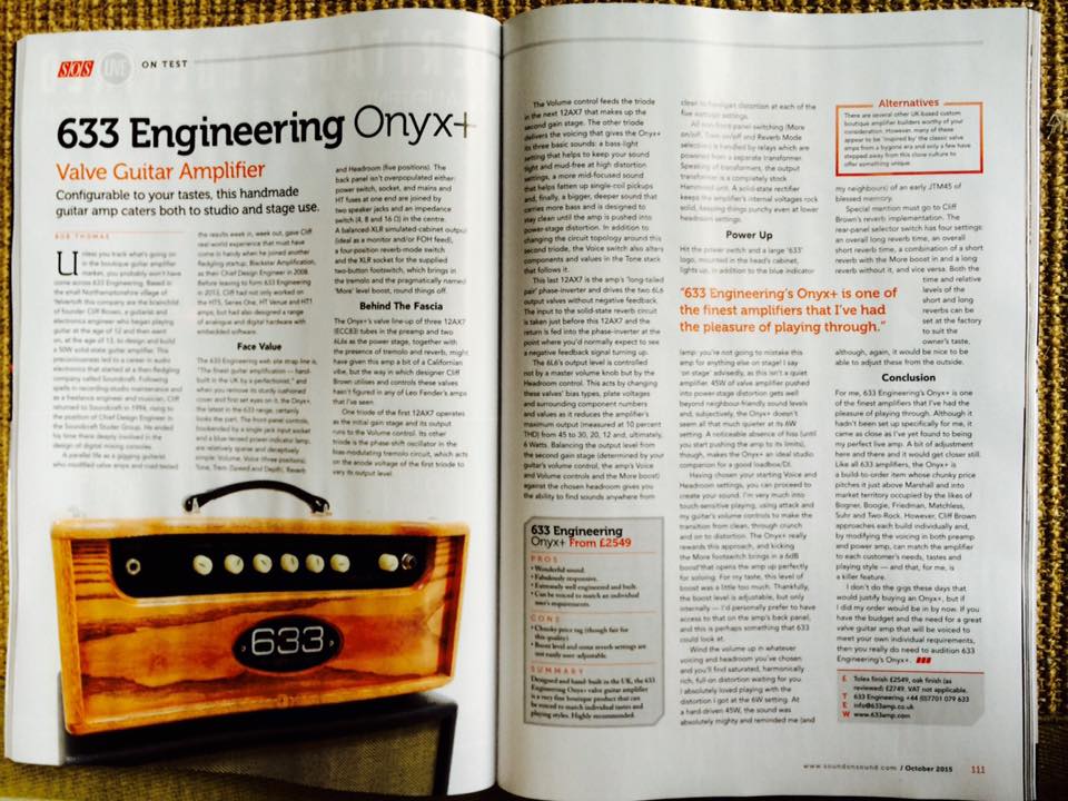 633eng's tweet photo. A recent #review of @633eng  in #SoundonSoundMagazine #Thankyou! please #share @sospublications http://t.co/cYuw5PeaEu