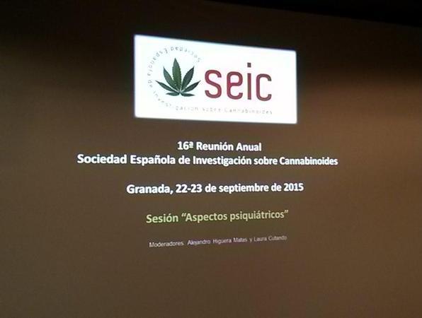 Cat_FAC's tweet photo. XVI Reunión Anual @SEICannabinoide  #Seic2015 http://t.co/Jw94UTBAnU
