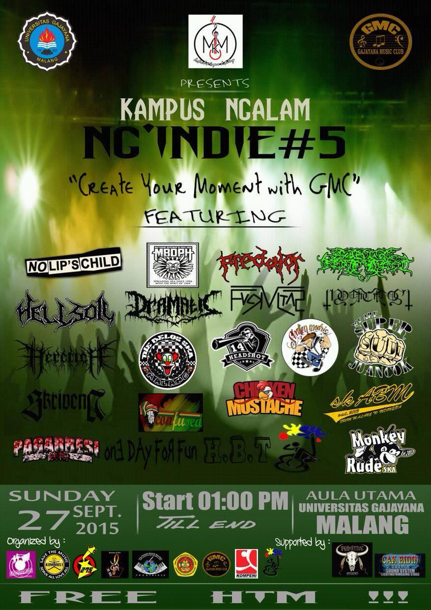 next om-om jahat at Kampus UNIGA Malang, Minggu 27 Sept. with <a href="/nonotjudo/">nonotjudo dwi</a> , colek <a href="/OFFgrindcore/">IG : offxgrindcore</a> delok ya dulur...