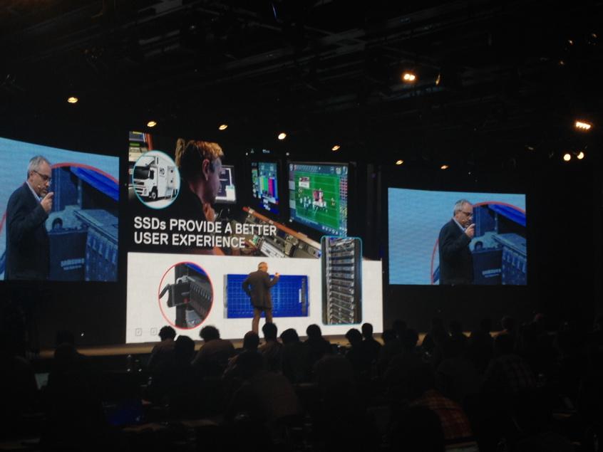 carolinewalker1's tweet photo. What's that you say?! #ssd provides a better user experience! #ssdglobalsummit why yes they do! http://t.co/eZO2suqpmx