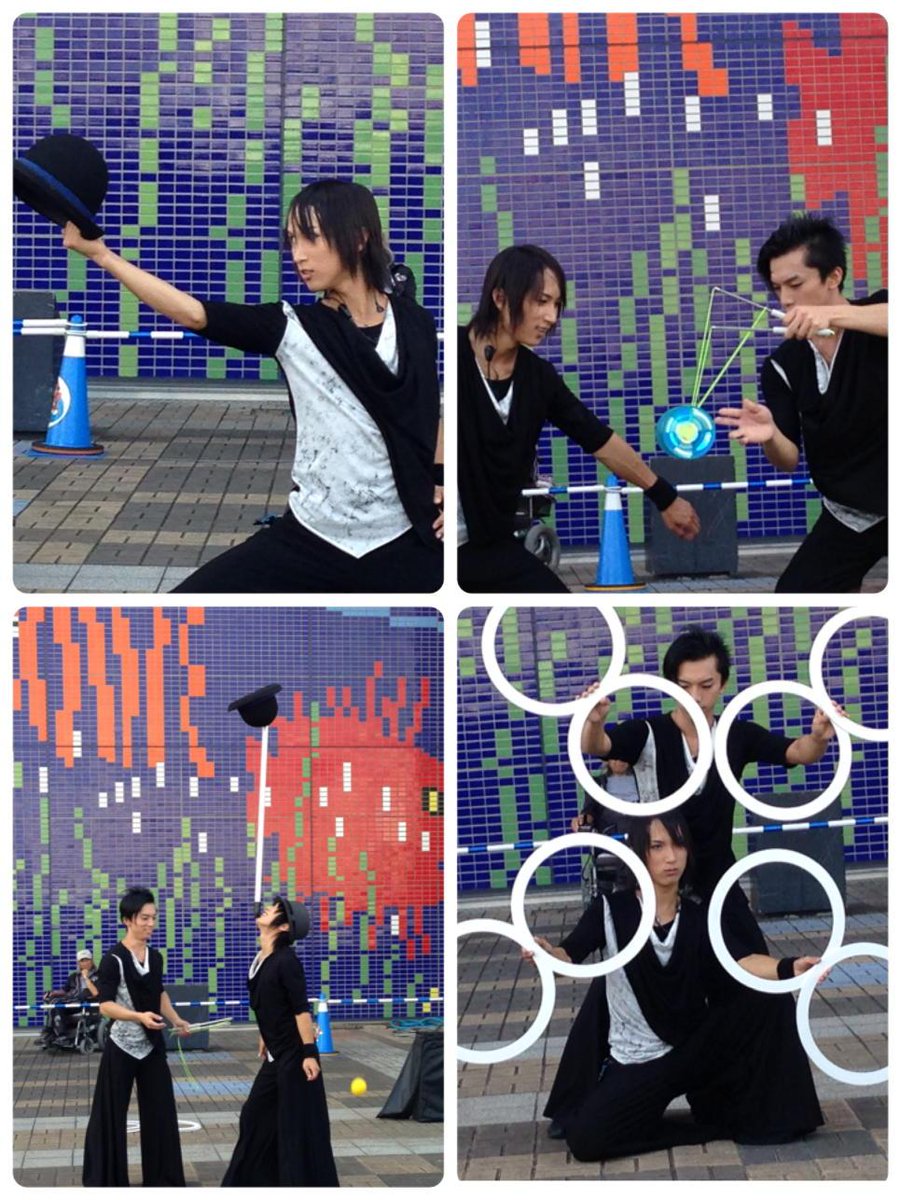 maamiomao's tweet photo. Radiantのジャグリング、きれいだったー。優雅で流れるような動きー。しかも、二人とも男前!!#WPF2015 http://t.co/yNUM1oOhPk