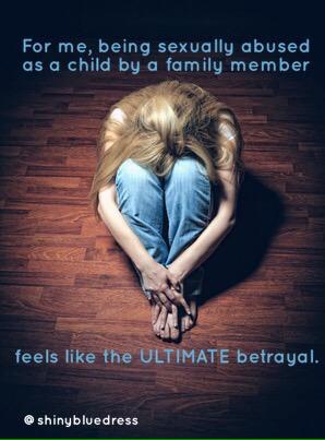 shinybluedress's tweet photo. When an adult sexually abuses a child within the family unit
It is the ultimate betrayal of the trust http://t.co/tL1tb4q4oM