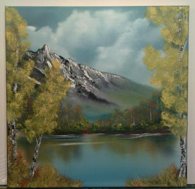 CreationsbyBarb's tweet photo. 12x12 #fall #oilpainting. #mountain #lake with #aspen #trees. #Love to #paint ! #creationsbybarb #newtotwitter http://t.co/7Mqq3yOLE5