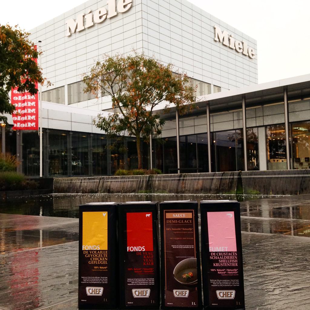 De CHEF Natural Fonds zijn al vroeg gearriveerd bij Miele Inspirience. Klaar voor A Day To Amuse!