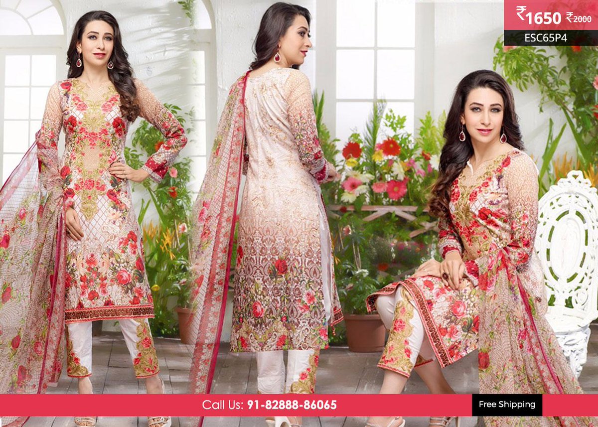 Enasasta's tweet photo. Red White Pakistani Pattern Suit @ Rs 1650 . Book your order http://t.co/vV6sHcApEU or What'sapp 08288886065 http://t.co/alM3ksOnSb
