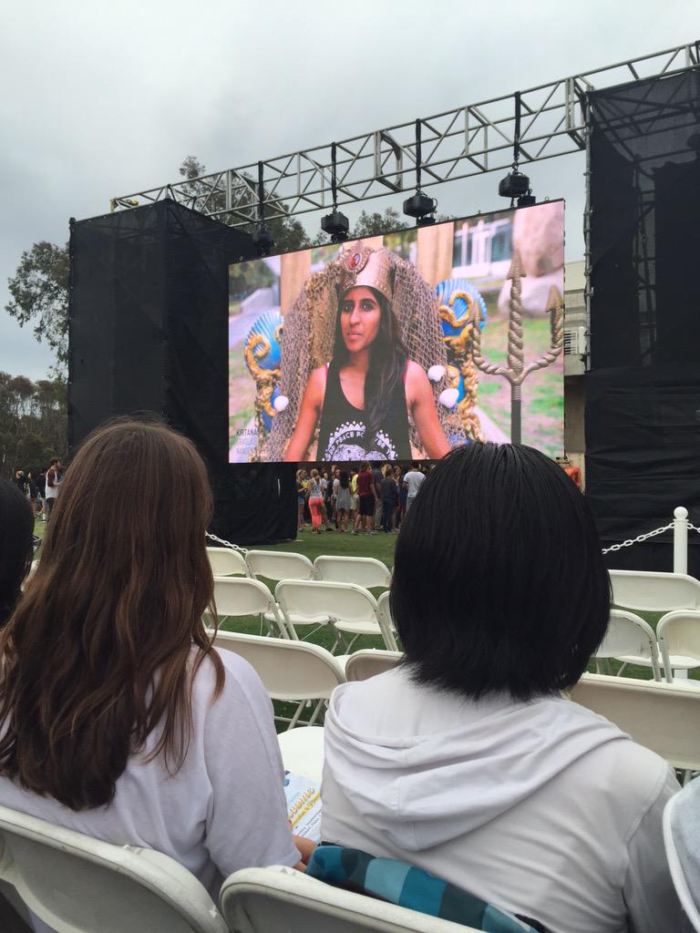 reemofficially's tweet photo. Ayye @kevinisomoto your project was shown at #UCSDConvocation! It was fantastic. http://t.co/lFX26HyX7F