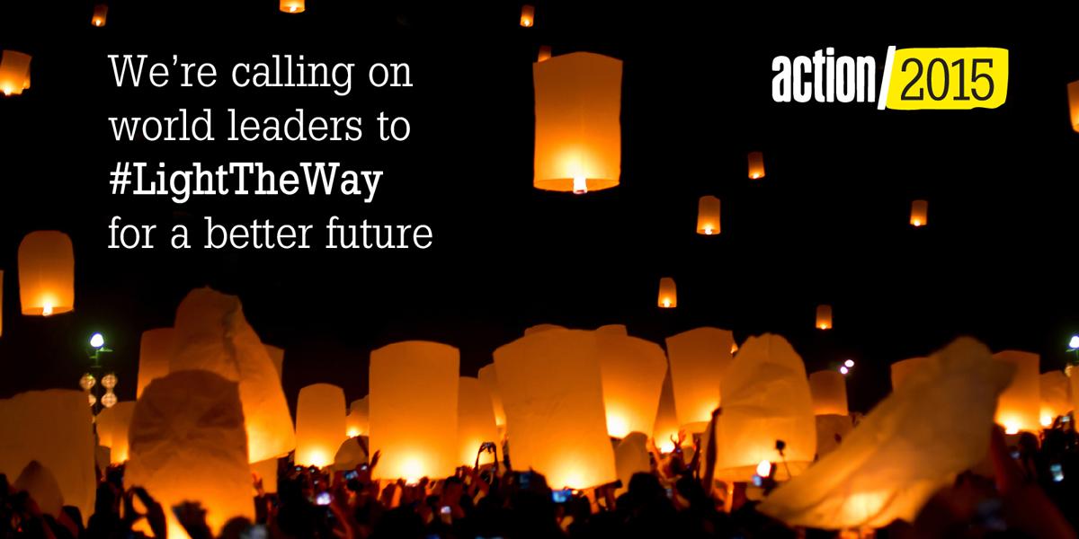 Join us. Let’s remind world leaders to #LightTheWay for a brighter future for people and planet.