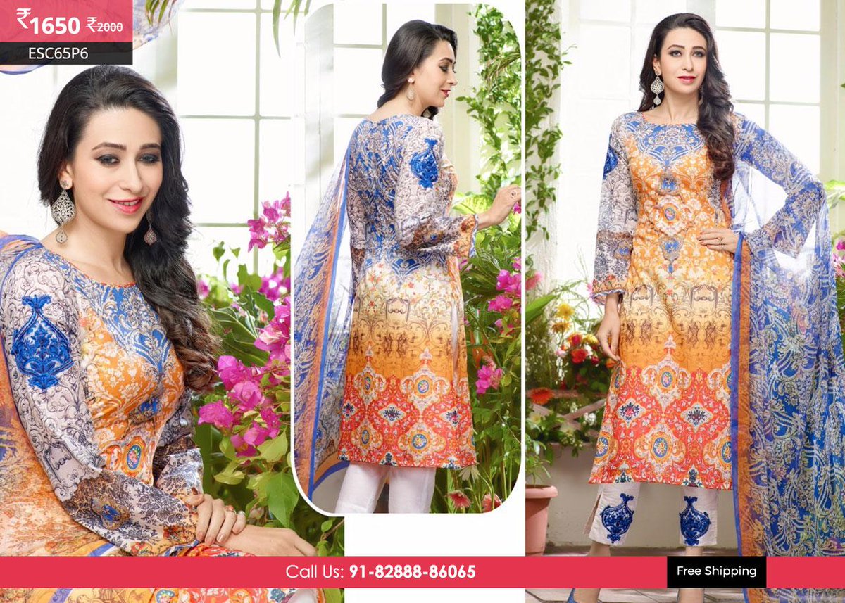 Enasasta's tweet photo. Blue White Pakistani Pattern Suit @ Rs 1650 Only. Book your order http://t.co/N9HHkvA45E or What'sapp 08288886065. http://t.co/jH0clAR8II