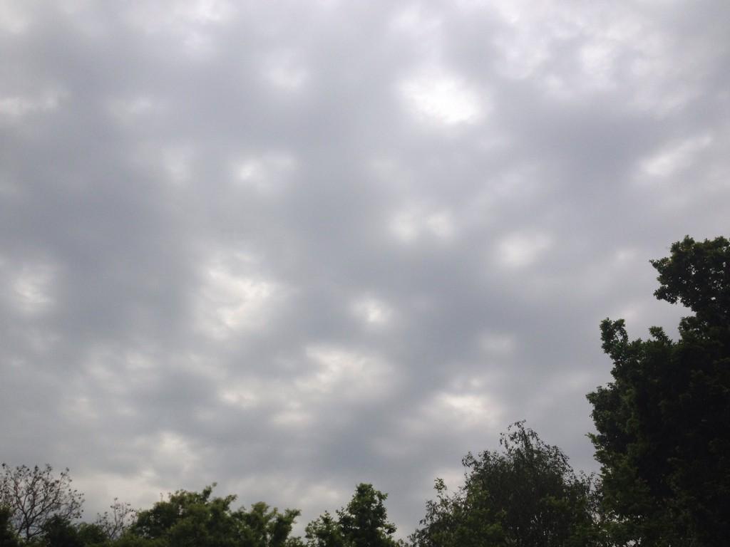 SteerMark's tweet photo. Mammatus Clouds 6am. Holes in Heaven at 9am Johannesburg
Haarp Chemtrails #LatticeClouds #crosswaves #ClimateChange http://t.co/wKkyFYMsRL