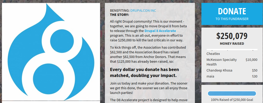 chx's tweet photo. Not bad, not bad! #d8accelerate is done. #drupalcon http://t.co/weCpsK1y1K