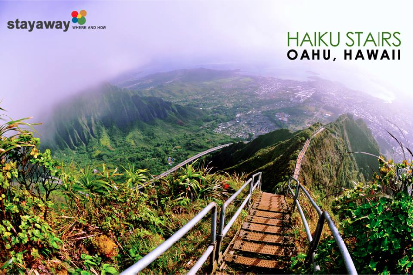 stayawaycom's tweet photo. #HaikuStairs in #Oahu, #Hawaii.Amazing places to explore in such small island, find hotels on http://t.co/VqNphuekqA http://t.co/aNVJknataS
