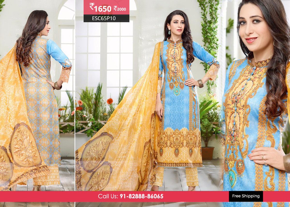 Enasasta's tweet photo. Blue Yellow Pakistani Pattern Suit @ Rs 1650 Only. Book your order http://t.co/aJnj0Nwkbo or What'sapp 08288886065. http://t.co/IBAofCk7Wd