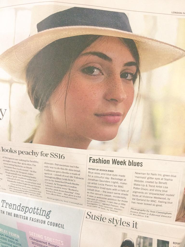 MANDPMODELS's tweet photo. #SPOTTED: check out #LauraW looking dreamy #backstage at @alicetemperley in #TheDaily @londonfashionweek #SS16 http://t.co/3pHuKQgoFc