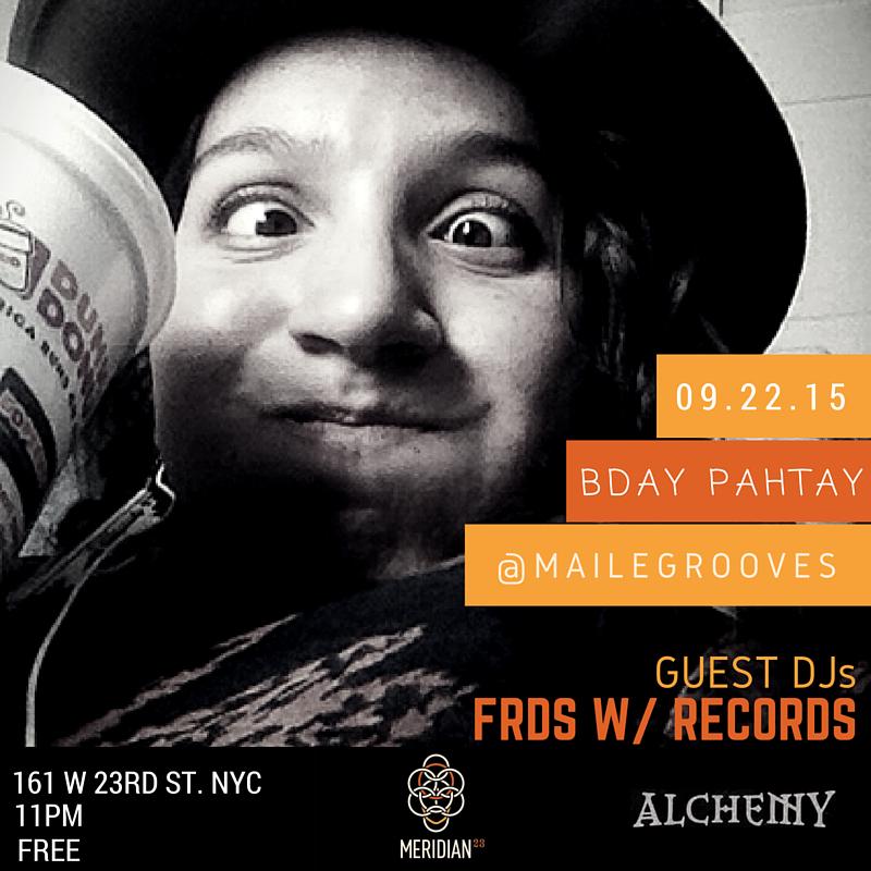 Meridian23NYC's tweet image. Join us as we celebrate @MaiLeGrooves bday at both #AlchemyLive &amp;amp; #AlchemyDance tonight! Heavy dancing expected!