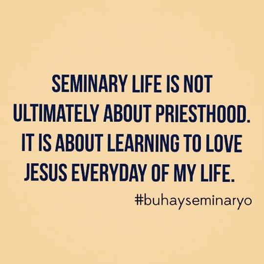 ArgandaSem's tweet image. #buhayseminaryo