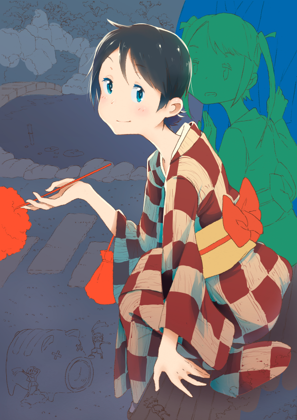 最上(艦隊これくしょん) 「飽きたので寝ます 」|はつが竜穂のイラスト