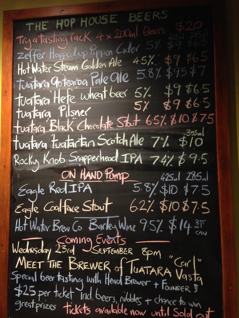 Tuatara reppin tonight at The Hop House, Mt Maunganui with Mr <a href="/Carltuatara/">Carl Vasta</a> @TuataraBrew