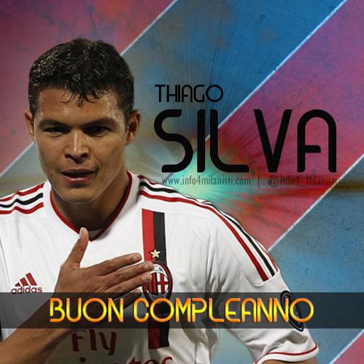 Info4_Milanisti's tweet photo. Happy B'Day | Selamat Ulang Tahun | Buon Compleanno Thiago SIlva! @acmilan @Altaqui http://t.co/ZIy3EWhDNN