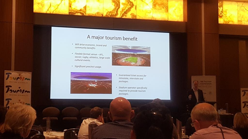 AussieWanderer1's tweet photo. #PerthStadium will provide huge interstate visitation opportunities for #WATourism through strategic partnerships. http://t.co/msEWQIyI7H
