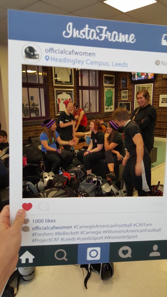 leedschargersaf's tweet photo. After a successful returners day the CAFW can't wait to meet the rookies at the #freshersfair. #bebeckett #ProjectCAF http://t.co/Yv998vn1kI