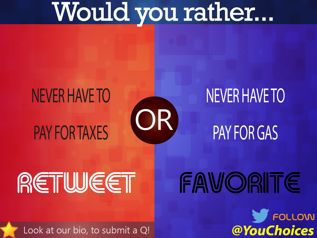 YouChoices's tweet photo. Taxes or gas? http://t.co/0nDlZQ1vOJ