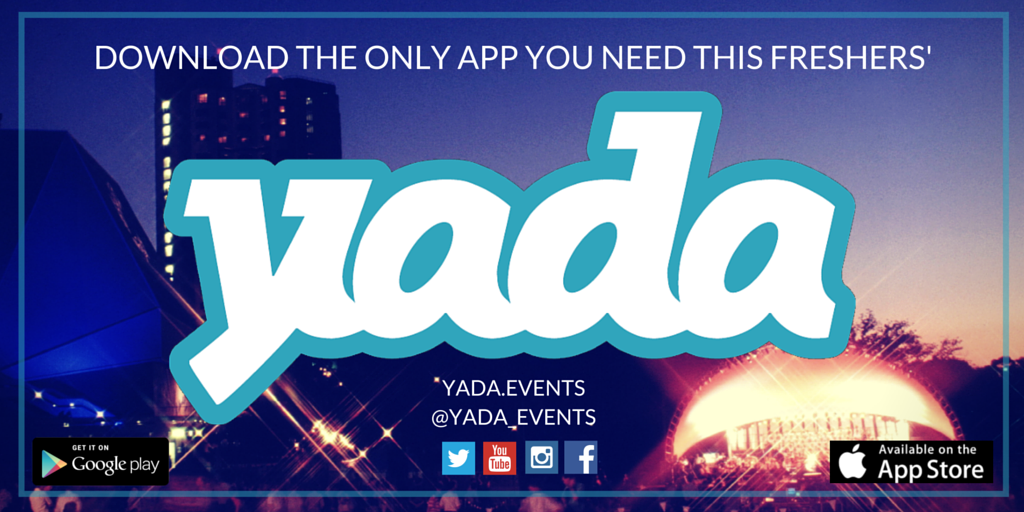 yada_events's tweet photo. #Glasgow we are coming! To WIN £50 worth of pre drinks, RT this, download the yada app &amp; join the @FreshersFest page! http://t.co/CXZrafLDb1