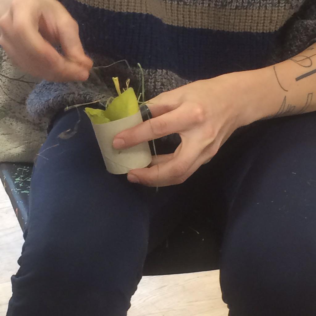 WeAreFurryTales's tweet photo. Wonderful #FTClub session @StepneyCityFarm yday, making enrichment #guineapig & #rabbit treats nomnomnom ๐๐ http://t.co/PLGYxAaQZl