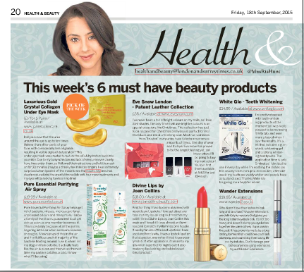 jamelaskincare's tweet photo. Thank you @MissRiaHunt @LdnSurreyTimes for featuring Jamela 24kt gold under eye masks as your #PickOfTheWeek http://t.co/LDbmGSVuUd